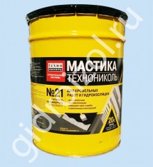 Мастика кровельная ТехноНИКОЛЬ № 21 (ТехноМаст) полимерная